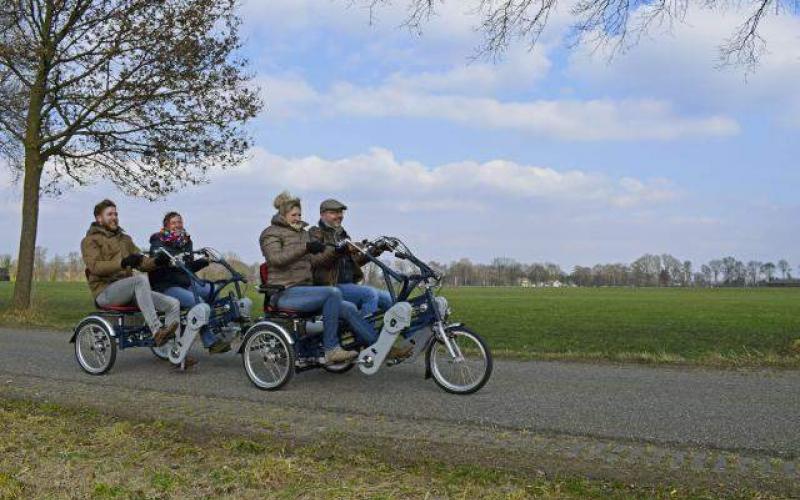 <p>Instellingen waar een begeleider met meerdere cliënten of bewoners wil fietsen.</p>